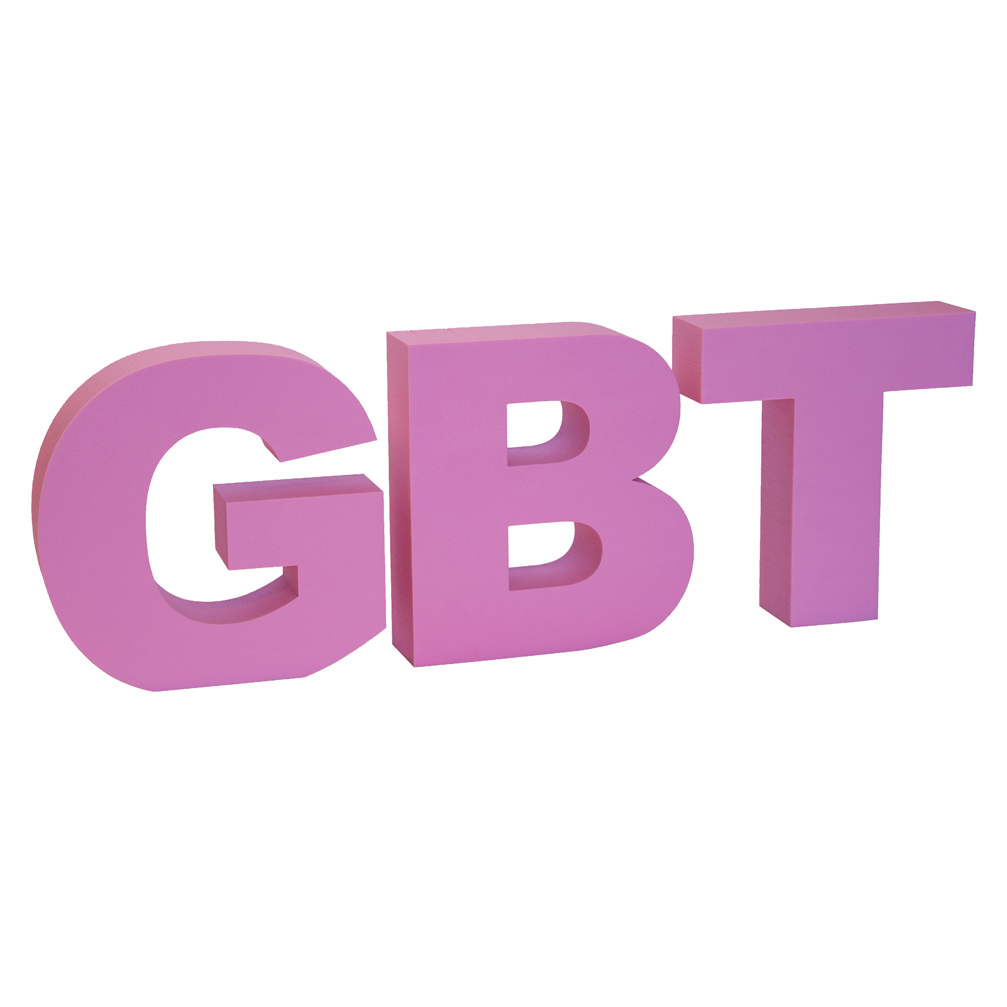 Decoratieve GBT-letters